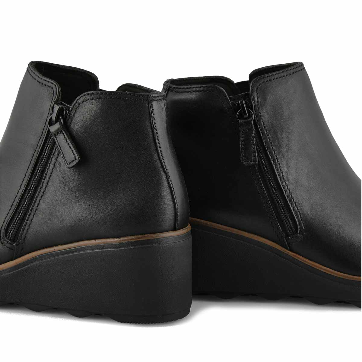 clarks mazy eastham black leather