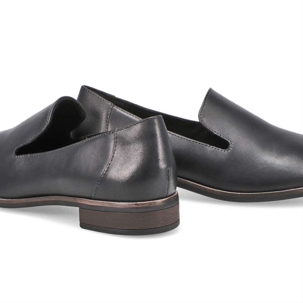 clarks trish strap black leather