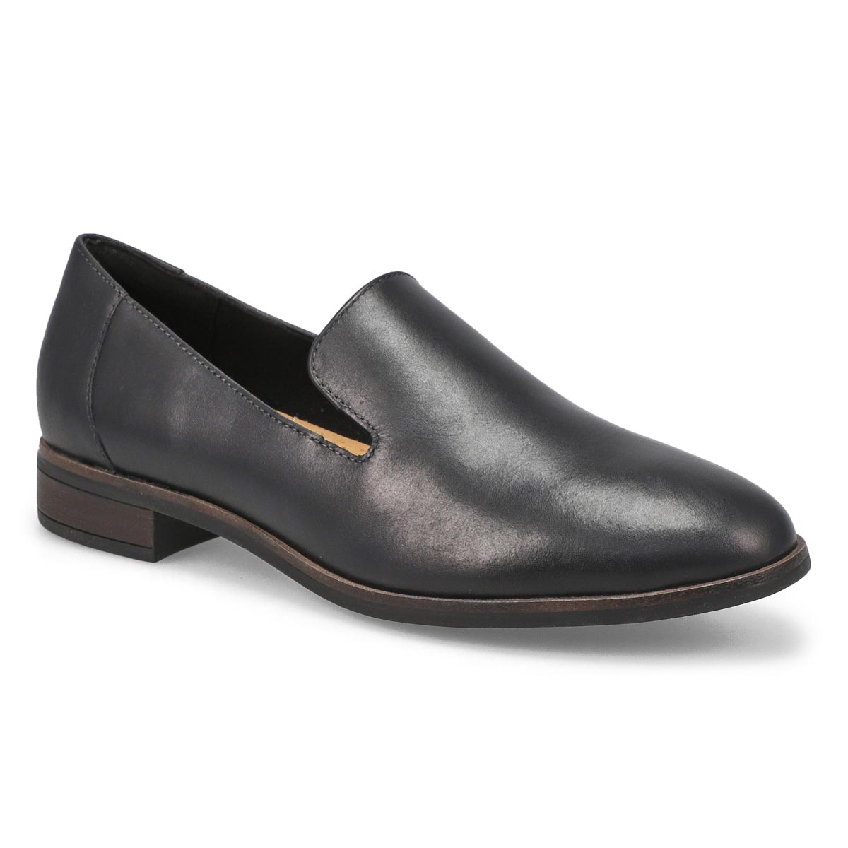 clarks grey loafers