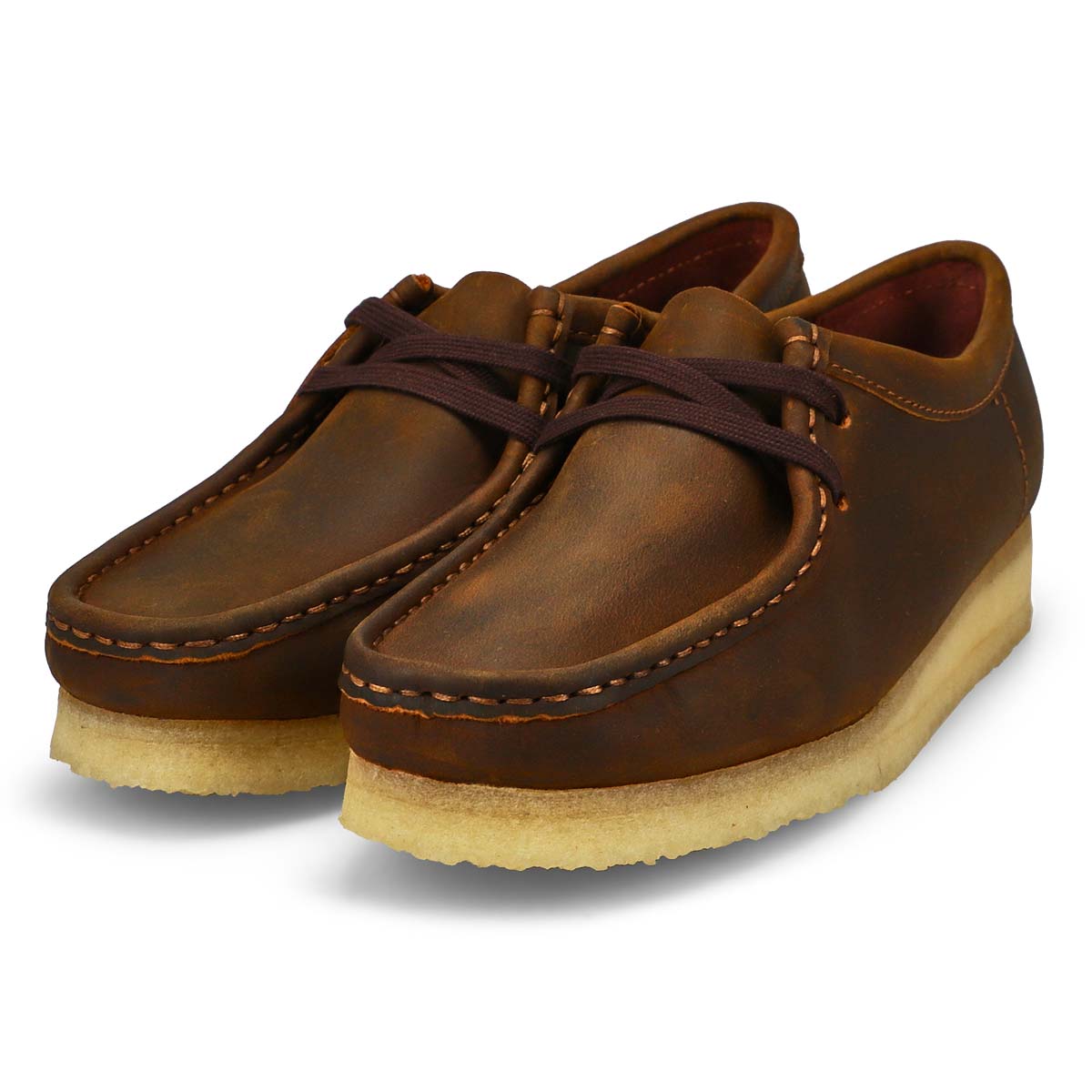 Women's Wallabee Casual Lace Up Shoe - Beeswax