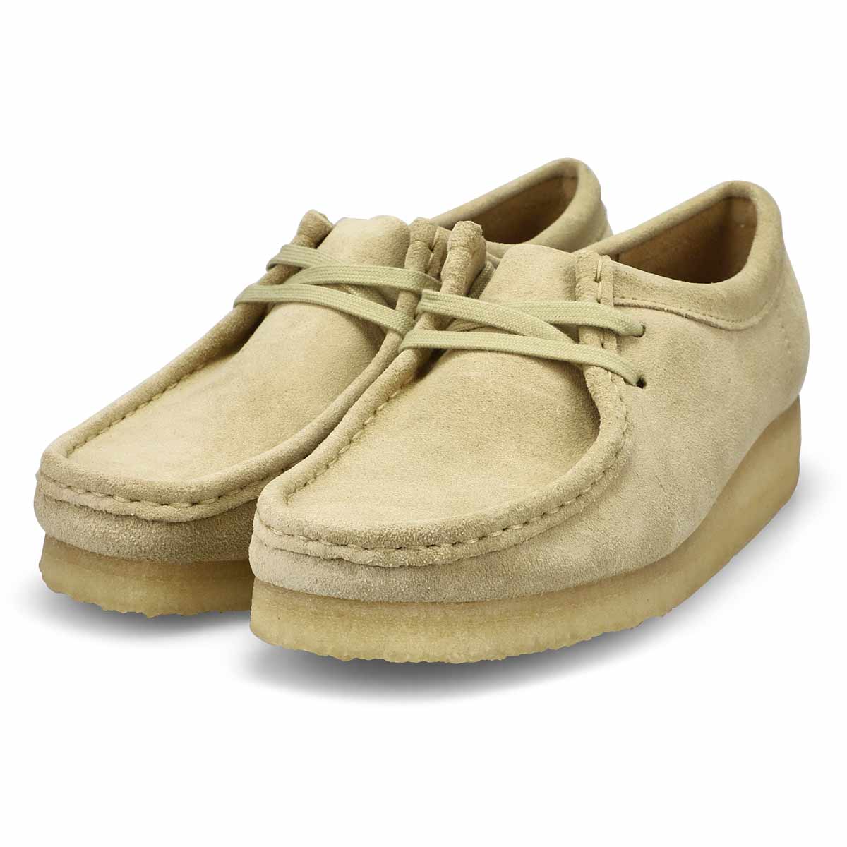 Women's Wallabee Casual Lace Up Shoe- Maple