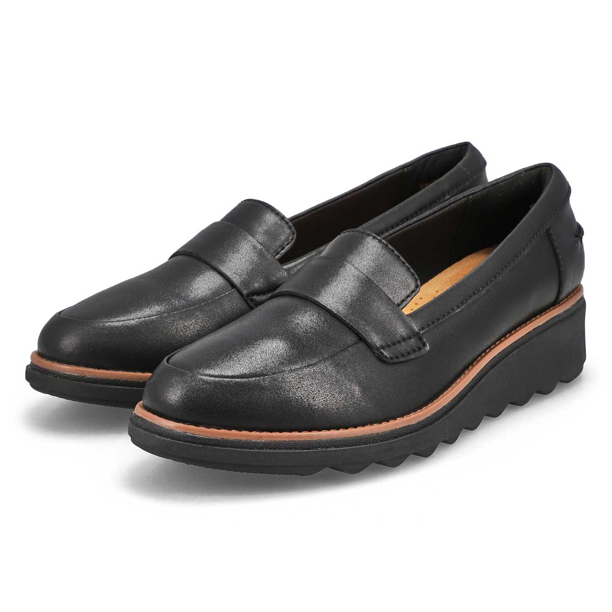 Clarks Women's Sharon Gracie Platform Loafer | SoftMoc.com