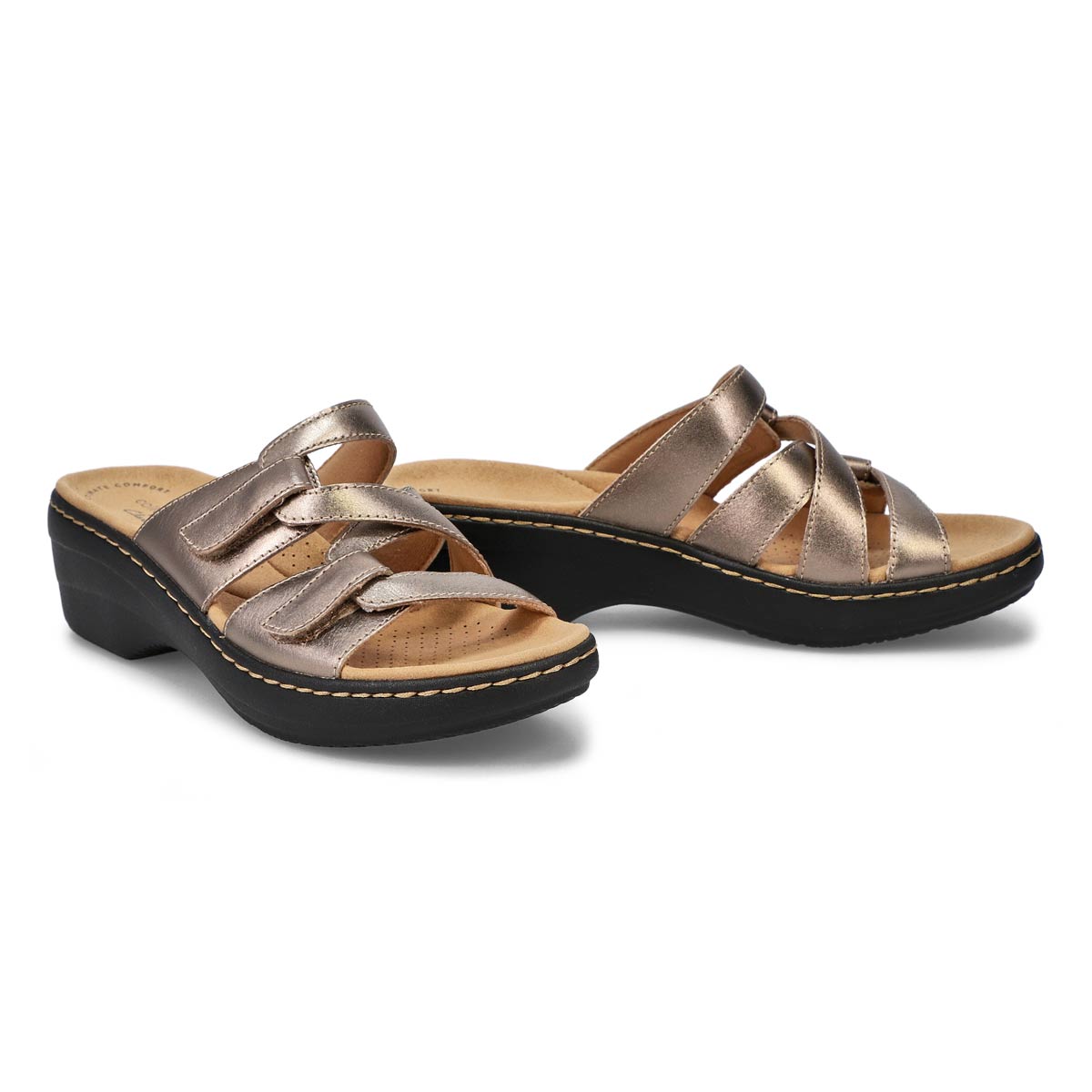 clarks women's merliah karli slip on strappy sandals