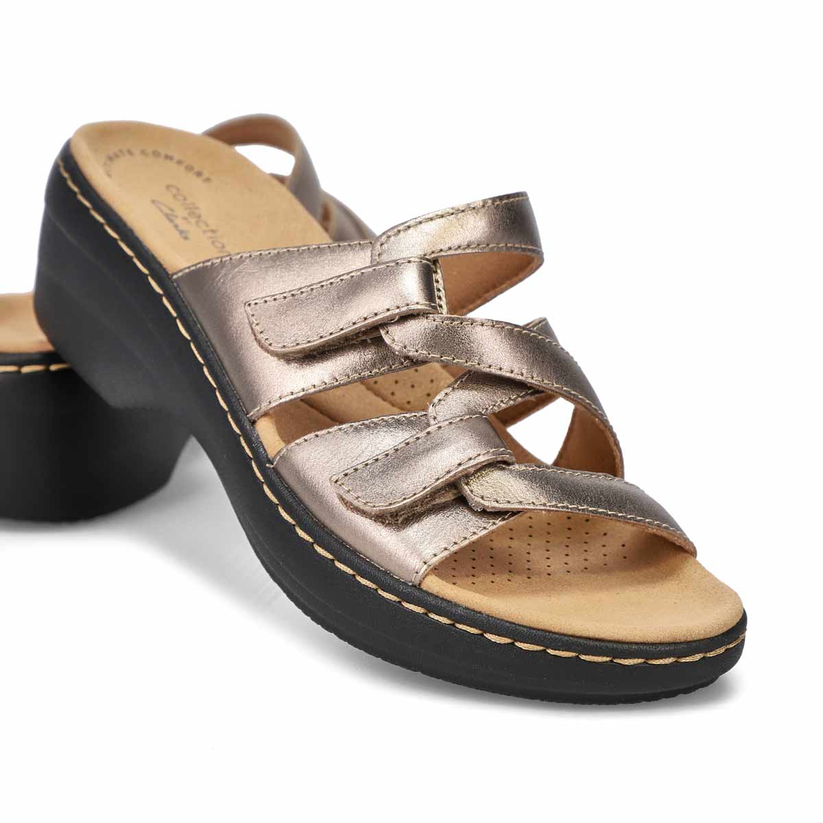 clarks women's merliah karli slip on strappy sandals