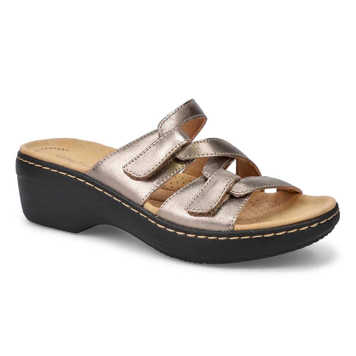 clarks women's merliah karli slip on strappy sandals