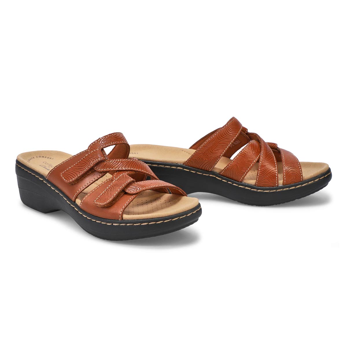 clarks women's merliah karli slip on strappy sandals