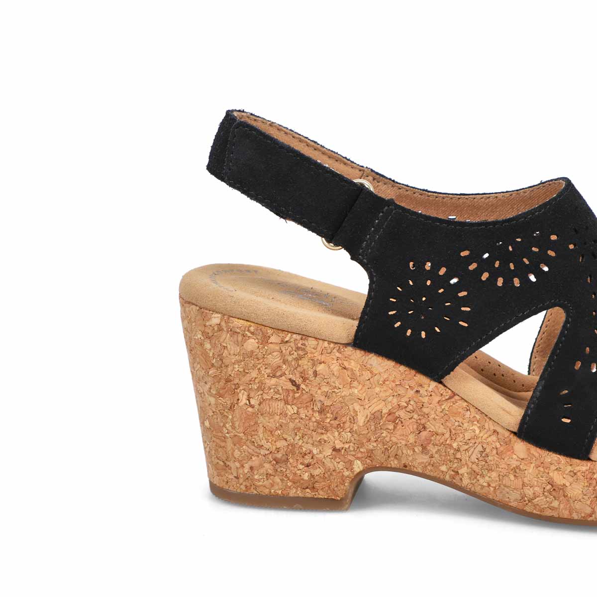 Clarks Women's Giselle Bay Wedge Sandal Bla