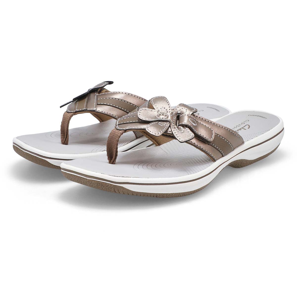 Women's Brinkley Casual Thong Sandal - Pewter