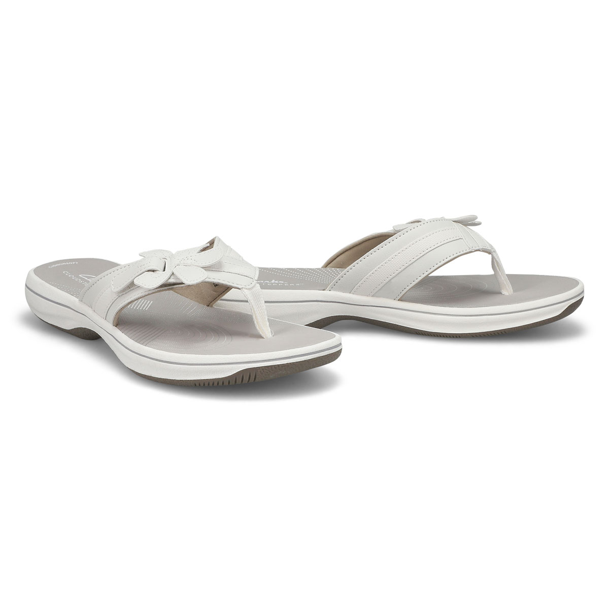 Women's Brinkley Thong Casual Sandal - White