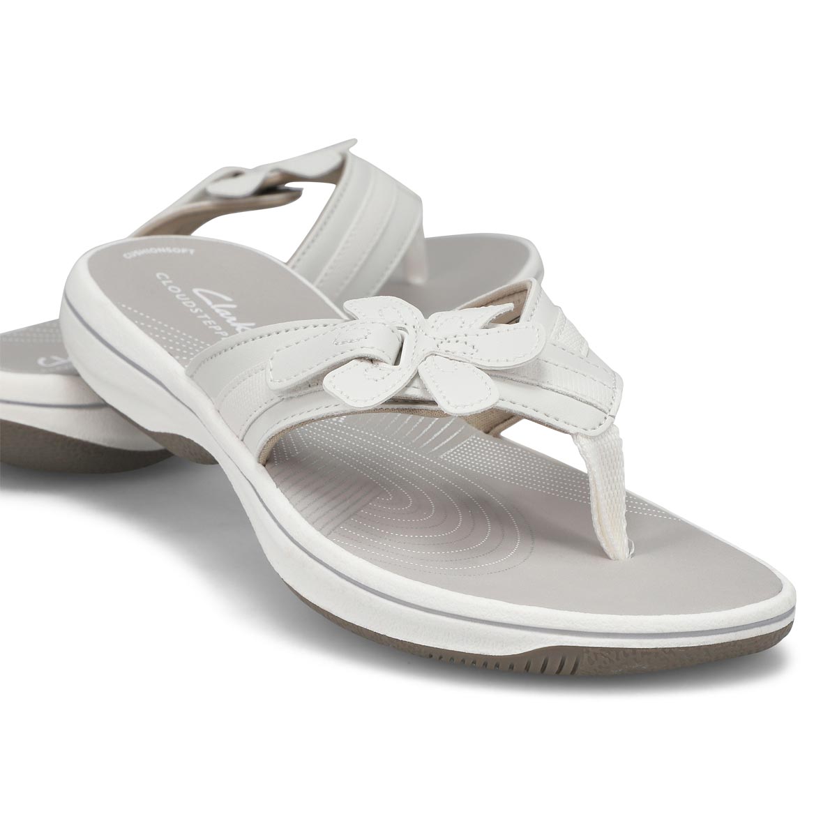 Women's Brinkley Thong Casual Sandal - White