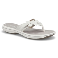 Women's Brinkley Thong Casual Sandal - White