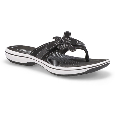 Lds Brinkley Thong Sandal - Black