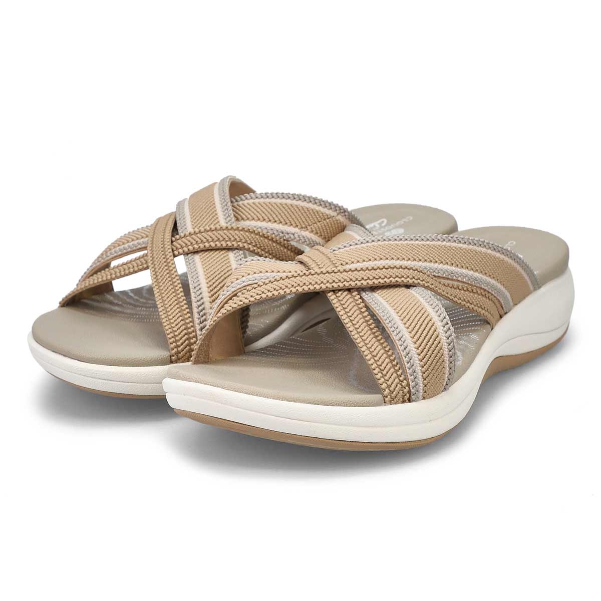 Clarks Women's Mira Isle Sandal - Sand | SoftMoc.com