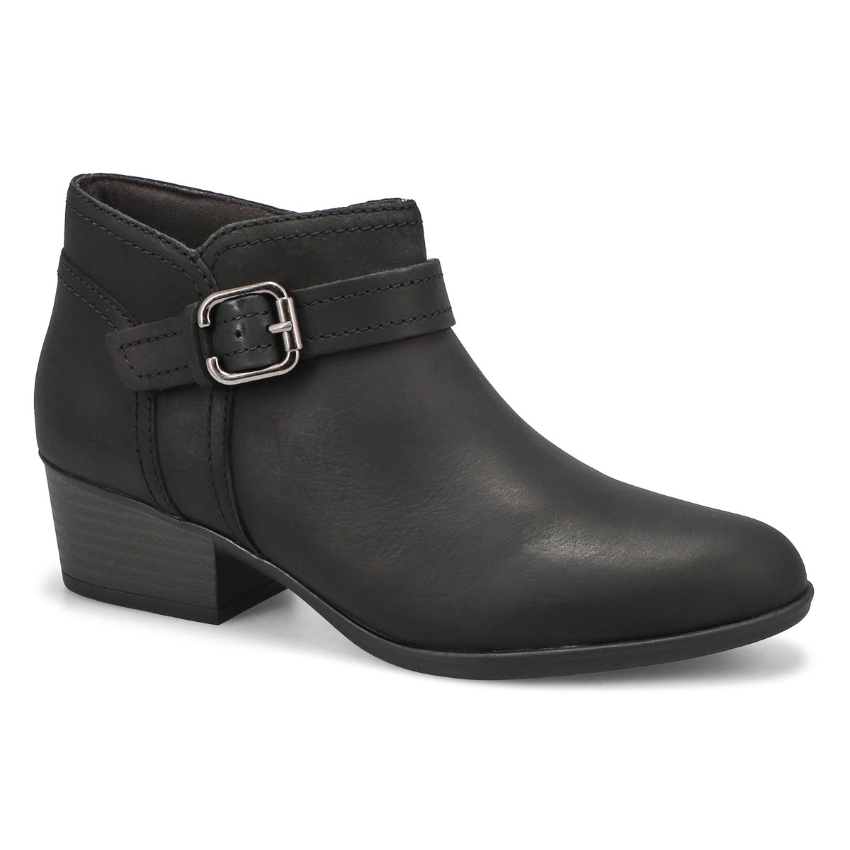 Clarks Women's Adreena Mid Ankle Boot Black