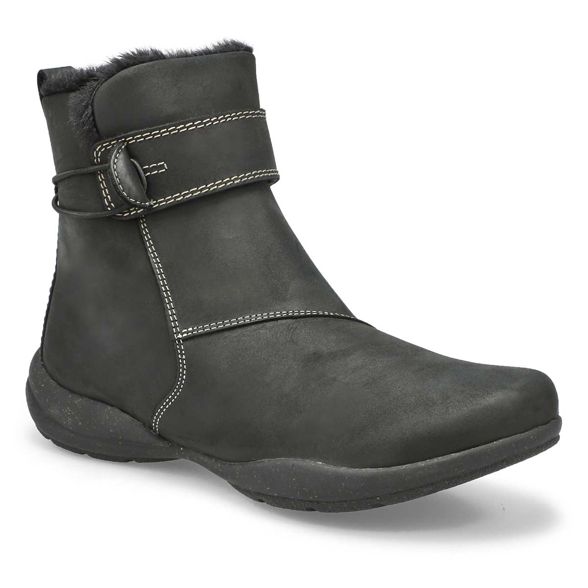 Clarks Women's Roseville Waterproof Boot - Bl | SoftMoc.com