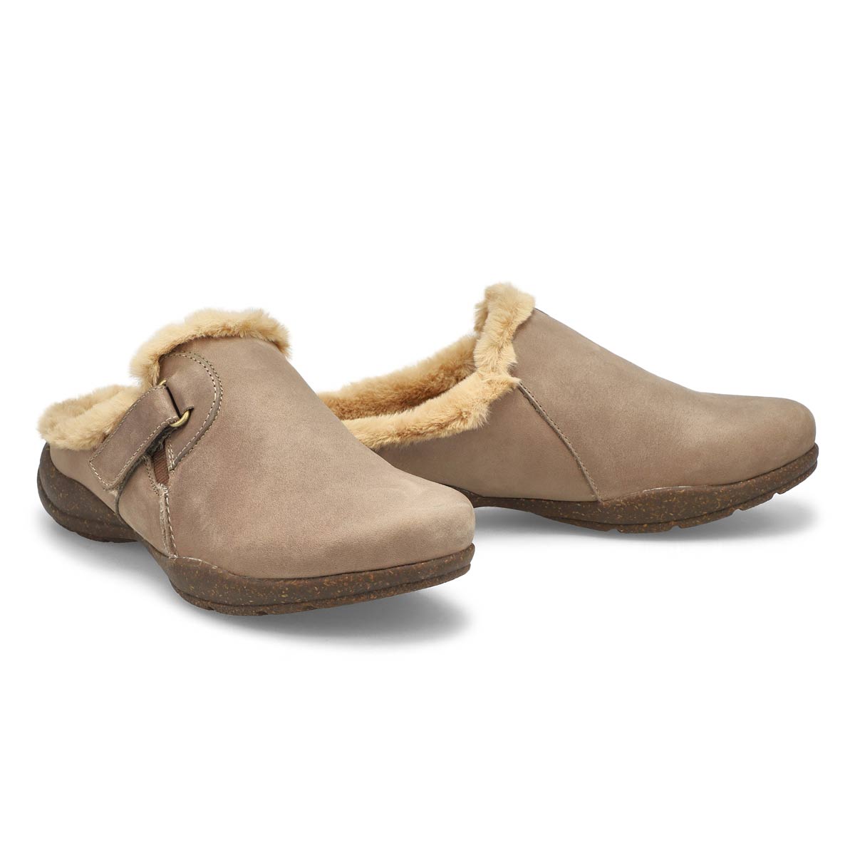Women's Roseville Low Wedge Wide Clog - Dark Taupe