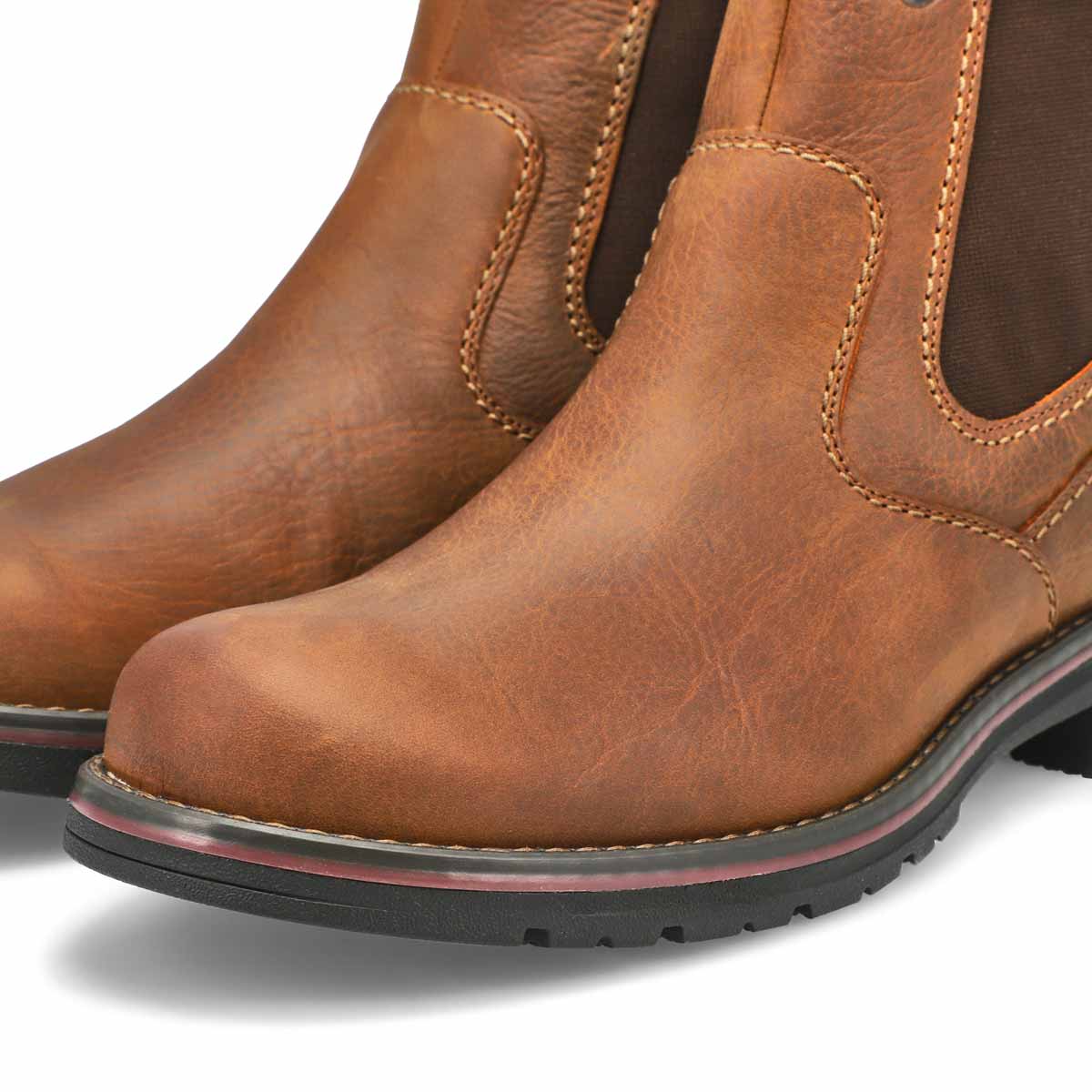 Men's Morris Up Waterproof Wide Boot - Dark Tan