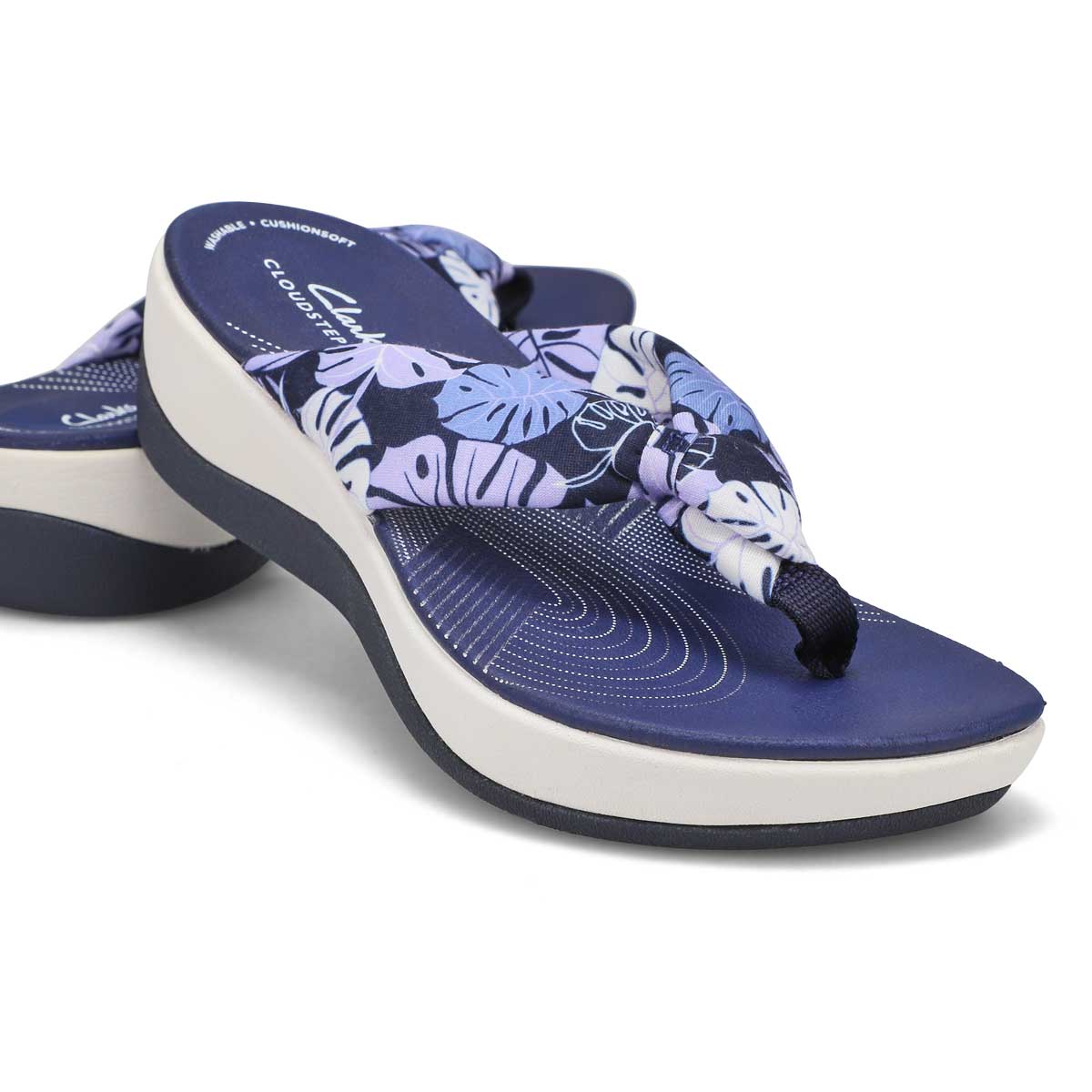 Women's Arla Glison Thong Sandal - Blue Floral