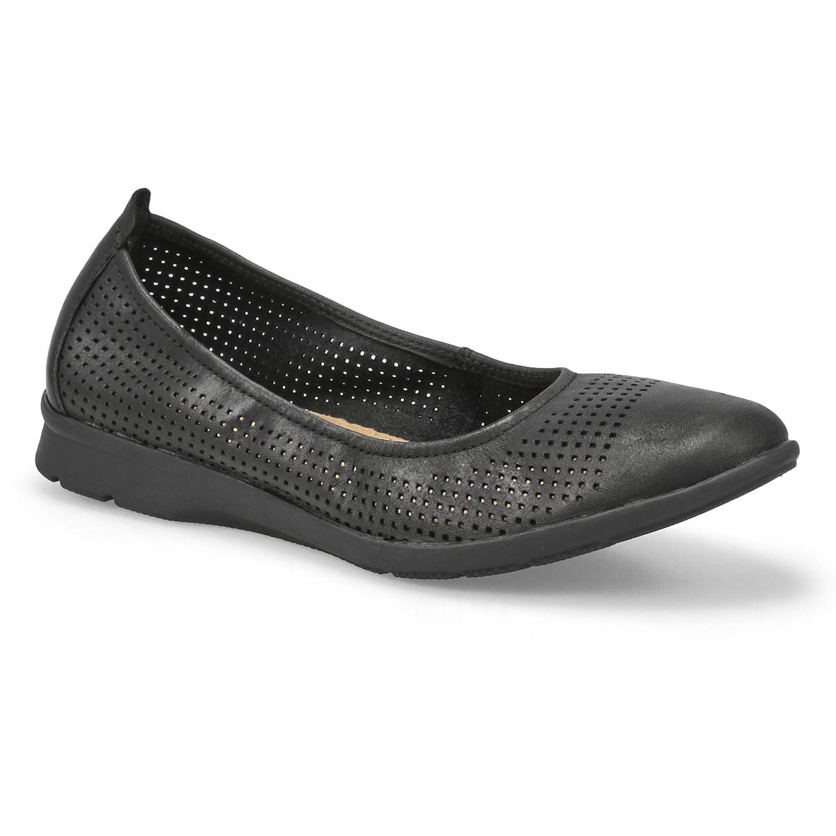 Clarks Women's Jenette On Flat Bl SoftMoc.com