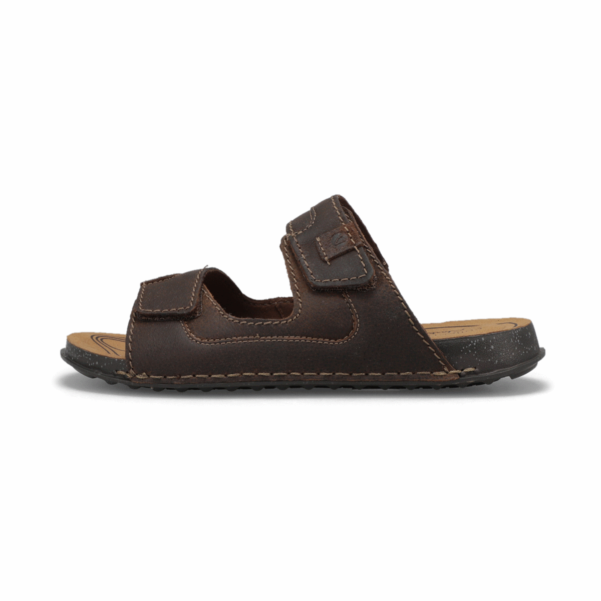 Clarks Men's Crestview Easy Wide Slide Sandal | SoftMoc.com