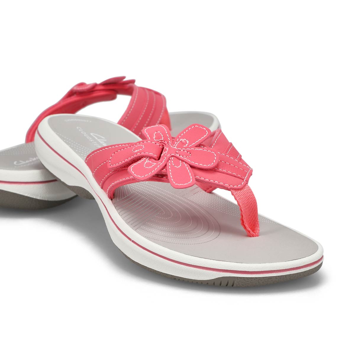 Women's Brinkley Casual Thong Sandal - Coral