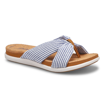 Lds Eliza Shore Flip Flop Sandal - Blue