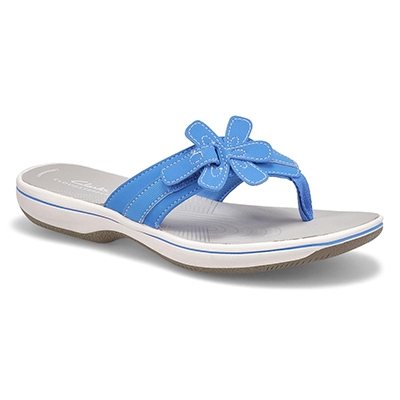 Sandale tong déc. Brinkley, bleu, femme