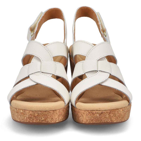Women's Giselle Beach Wedge Sandal- White