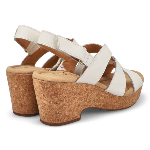 Women's Giselle Beach Wedge Sandal- White