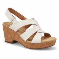 Women's Giselle Beach Wedge Sandal- White