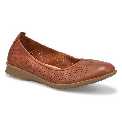 Lds Jenette Ease Slip On Flat - Tan