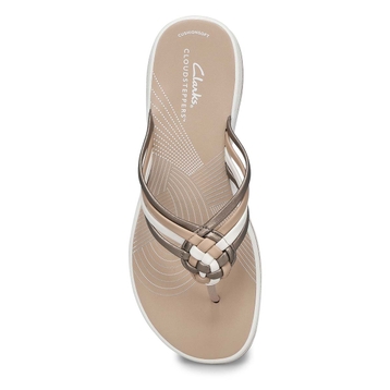 Women's Breeze Coral Thong Sandal - Metallic