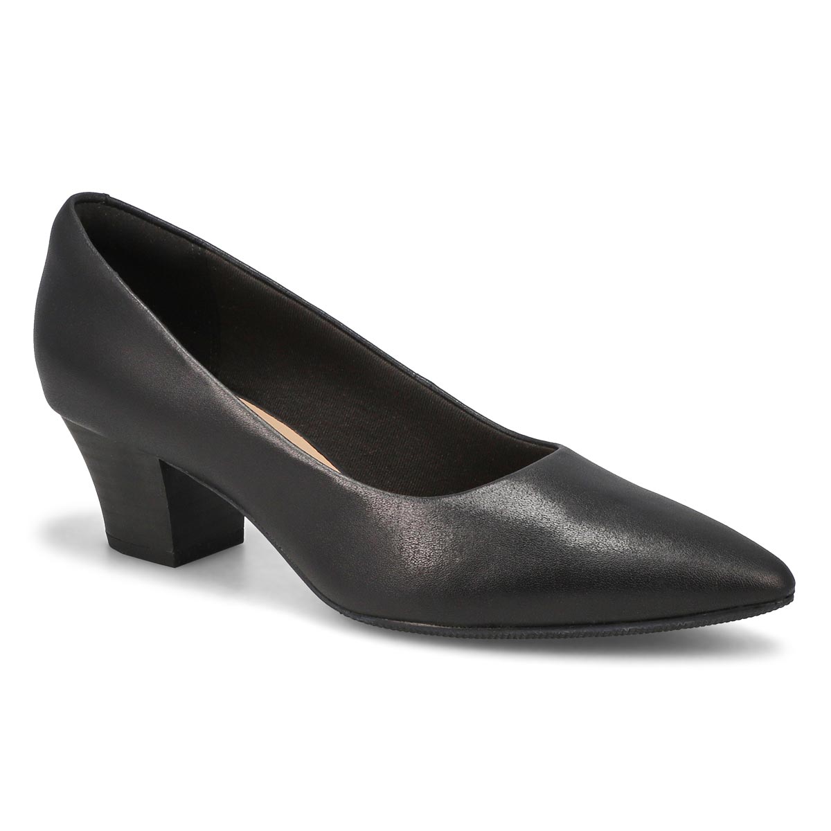 Clarks Women's Teresa Step Leather Slip On He | SoftMoc.com