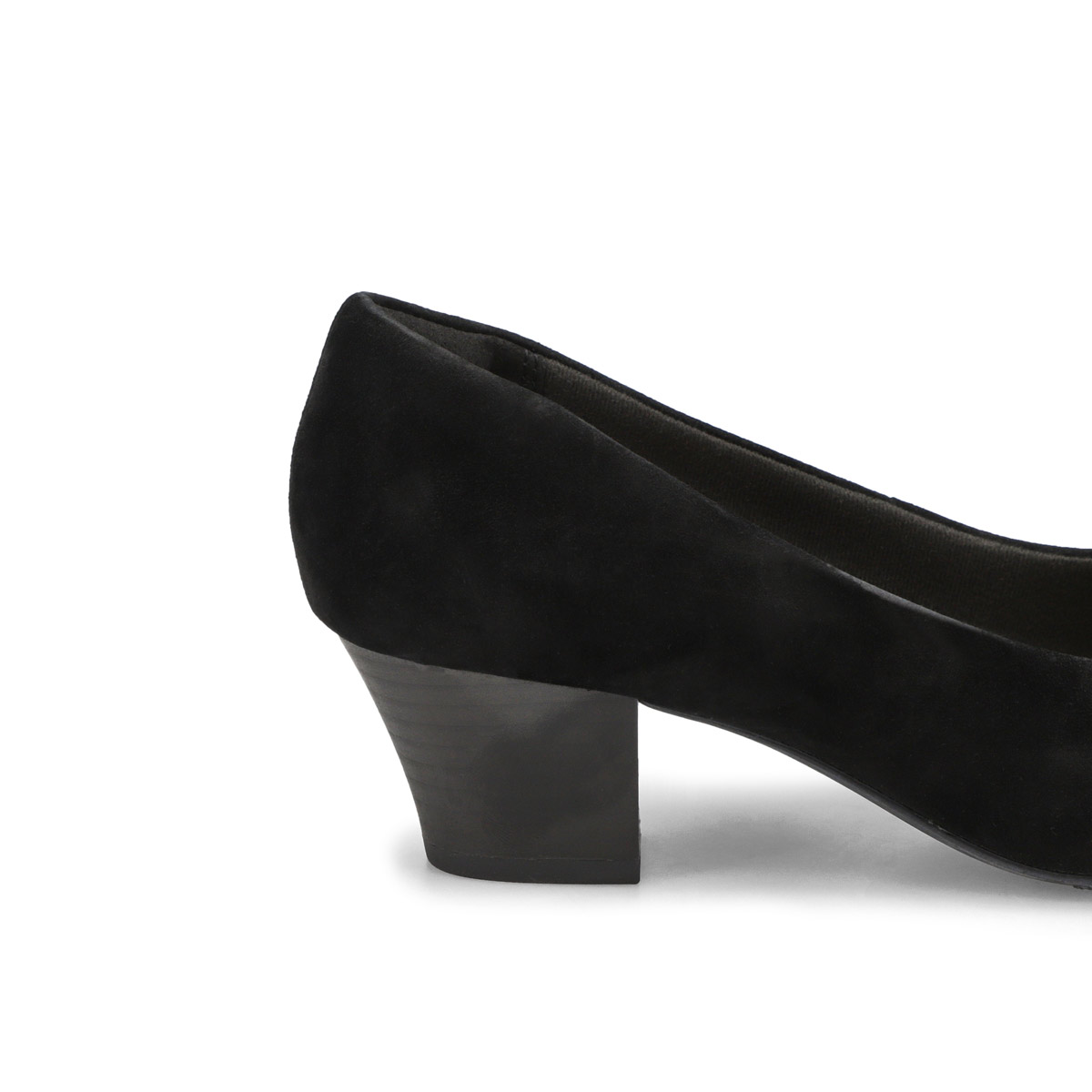 Women's Teresa Step Suede Slip On Heel - Black
