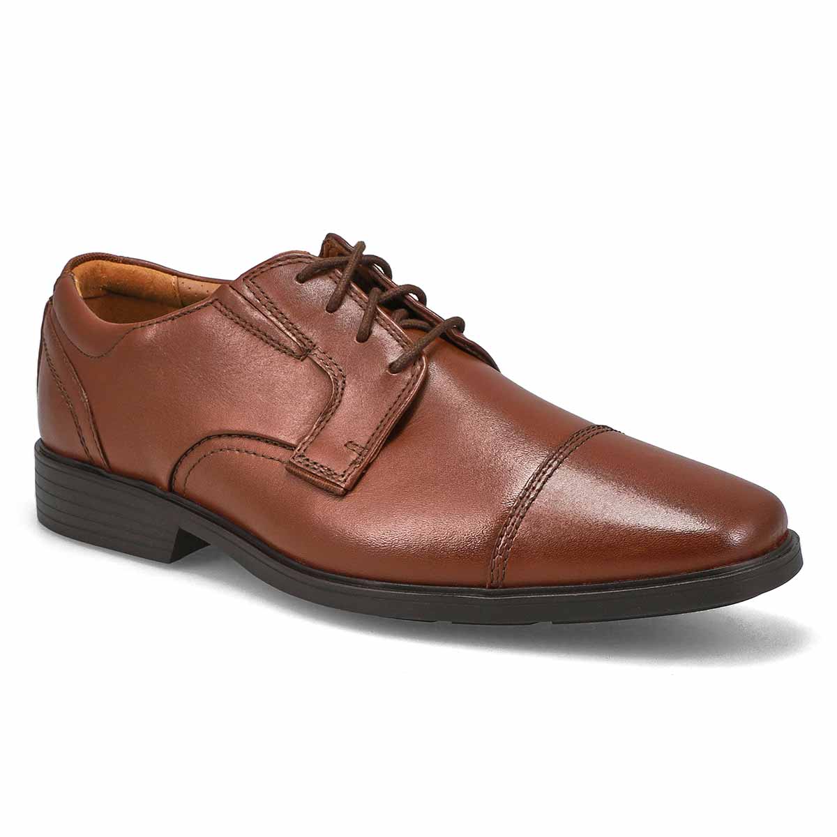 Men's Clarkslite Cap Wide Oxford Dress Shoe - Tan