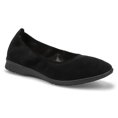 Ballerine décontractée Jenette Ease, suède noir, femmes