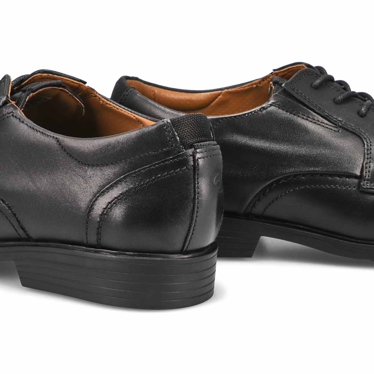 Men's Clarkslite Cap Oxford Wide Dress Shoe - Black