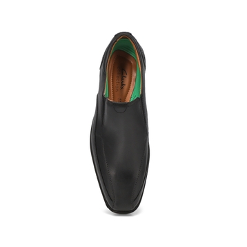 Men's Clarkslite Ave Wide Slip On Dress Shoe - Bla