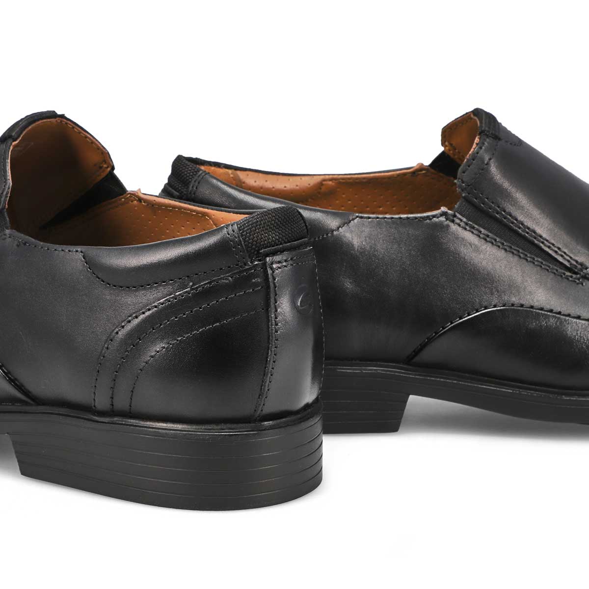 Men's Clarkslite Ave Wide Slip On Dress Shoe - Black