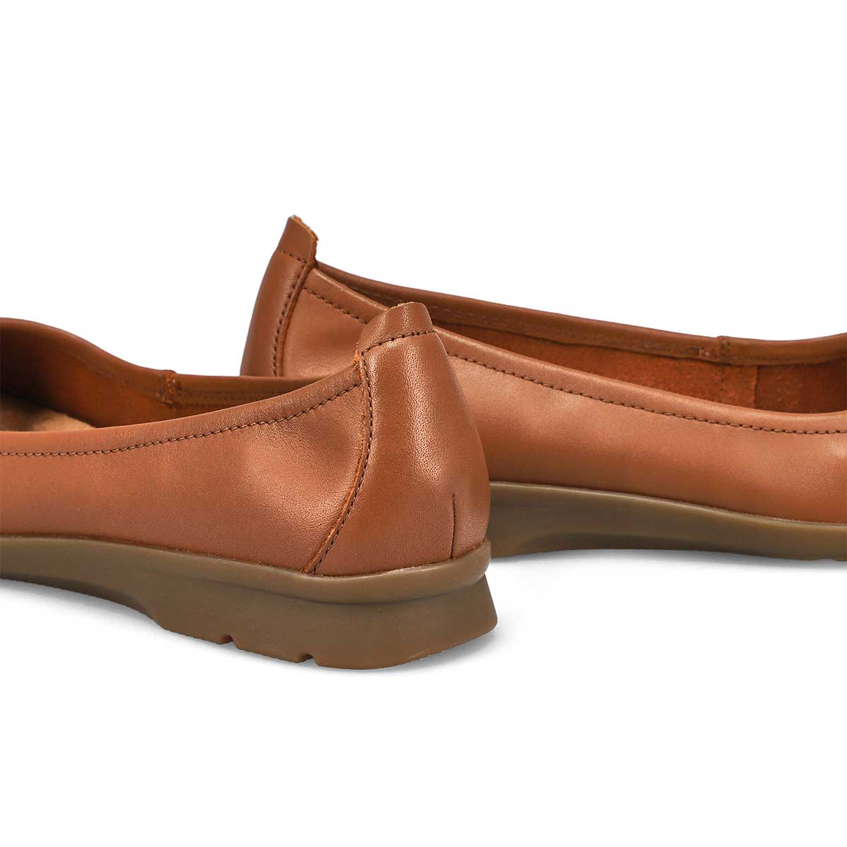 Women's Jenette Ease Casual Flat- Dark Tan