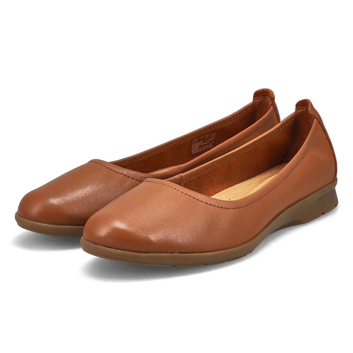 Women's Jenette Ease Casual Flat- Dark Tan