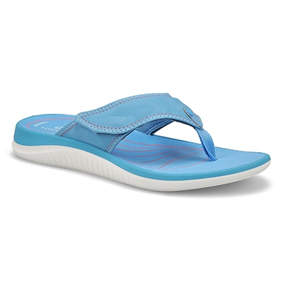 Lds Glide Post Thong Sandal - Bright Blue