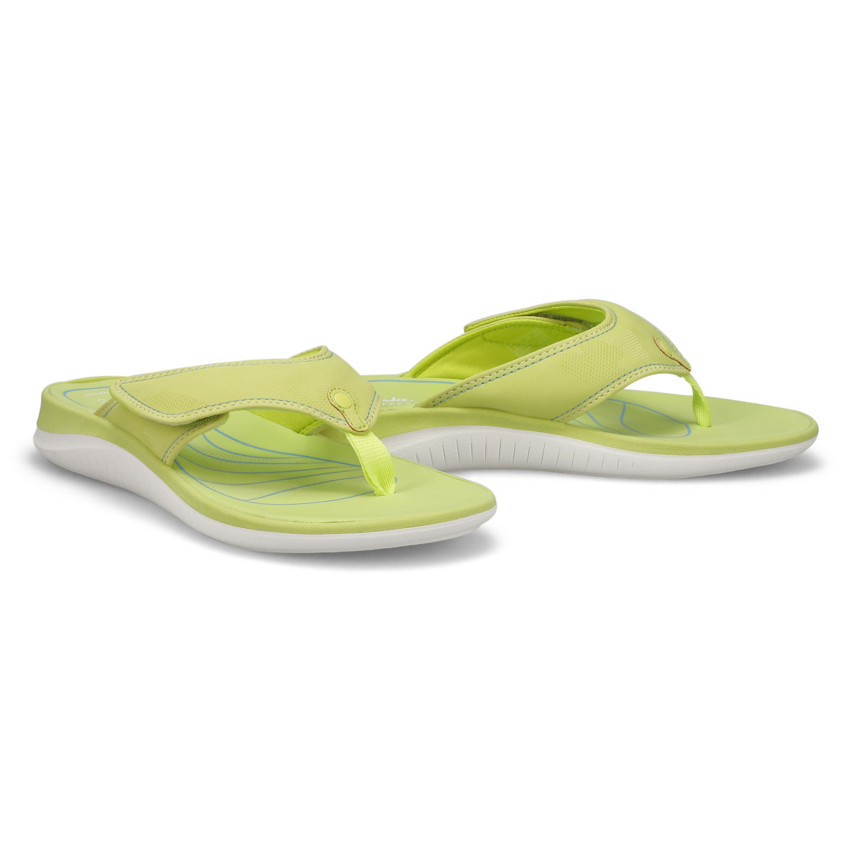 Tongs GLIDE POST, lime, femmes