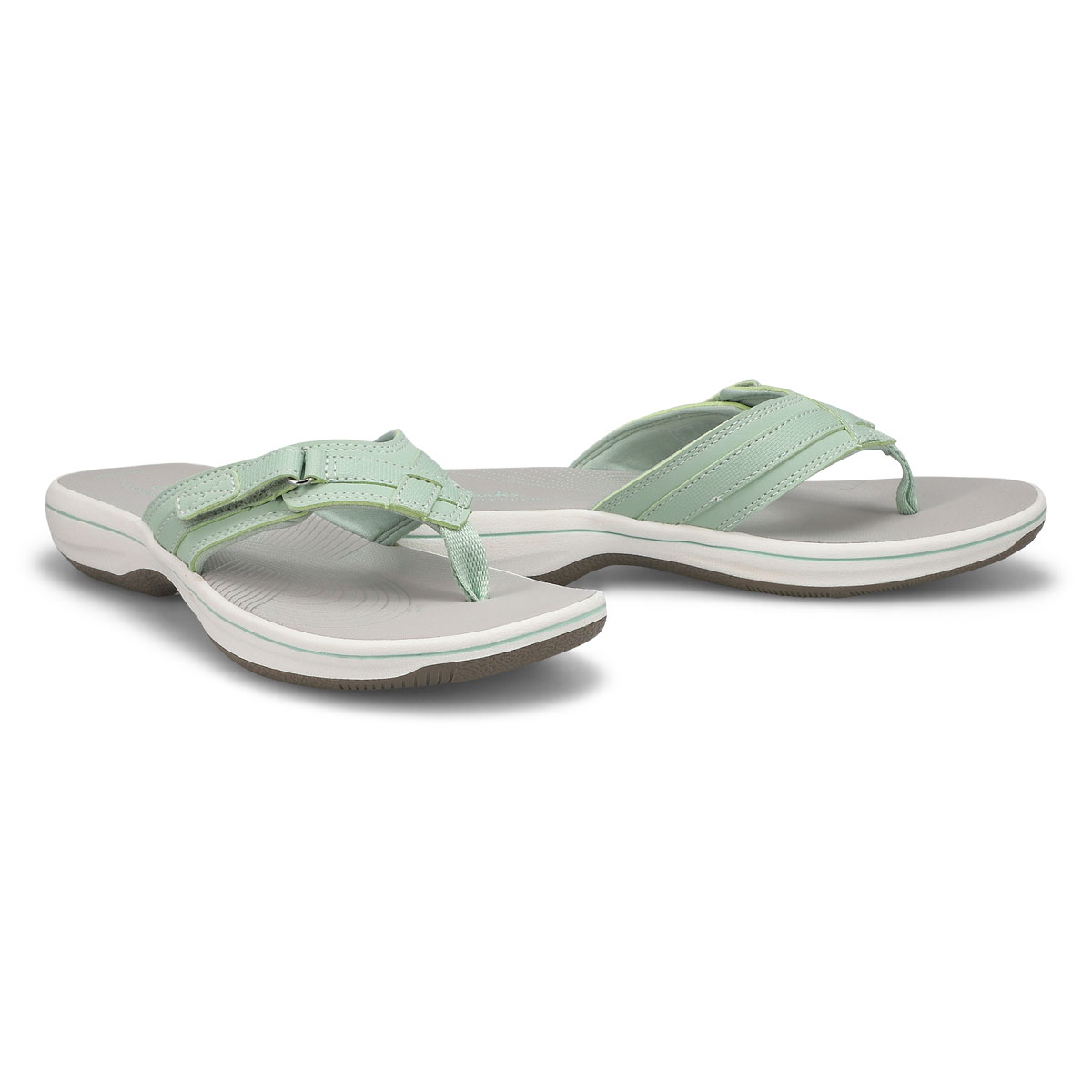 Tongs BREEZE SEA, vert pâle, femmes