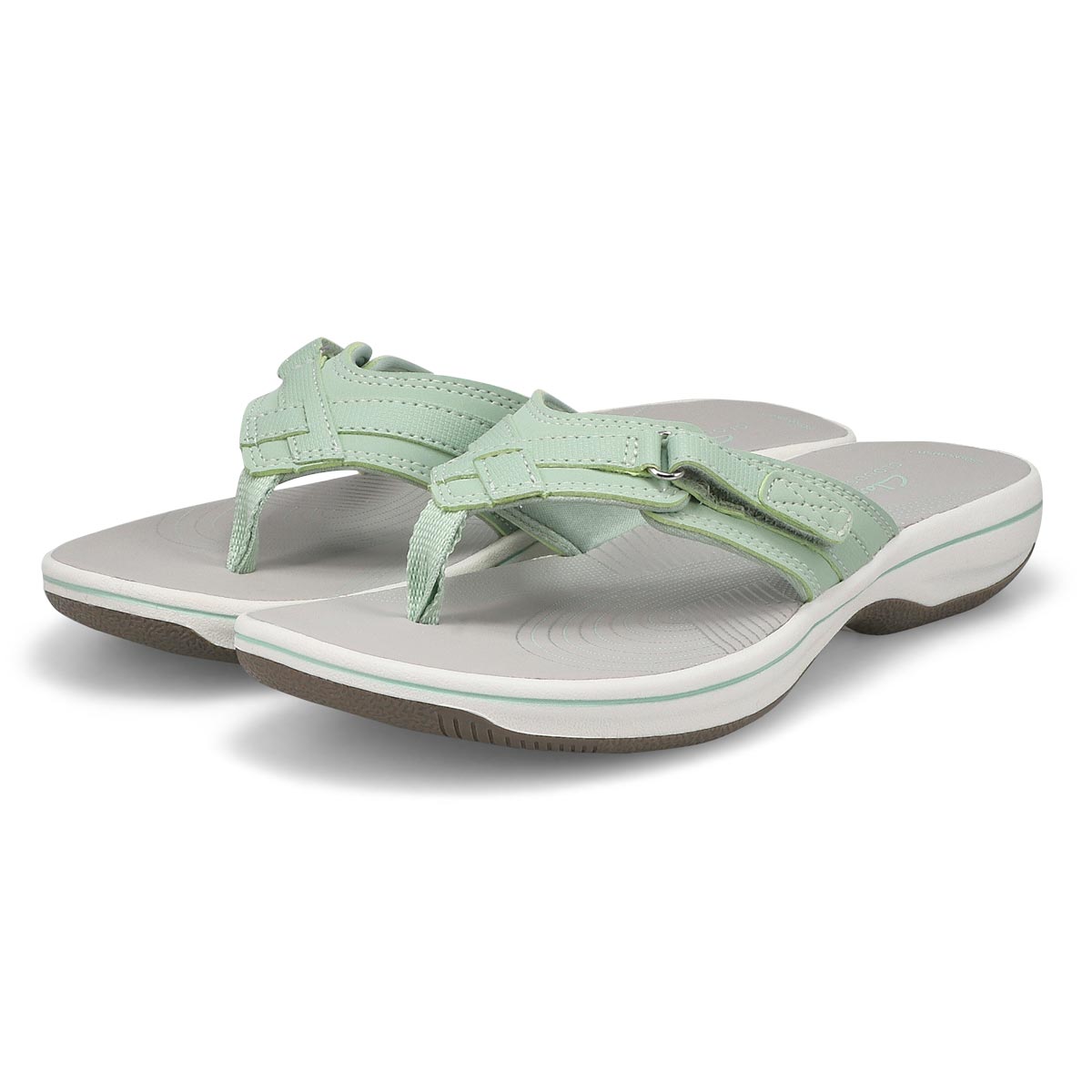 Tongs BREEZE SEA, vert pâle, femmes