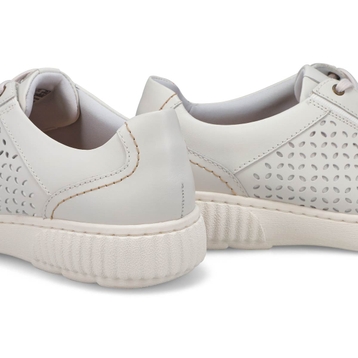 Women's Caroline Ella Wide Lace Up Sneaker - White