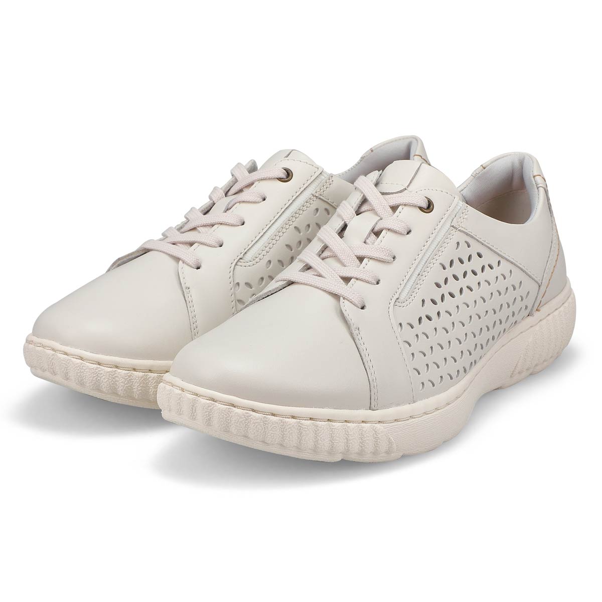 Women's Caroline Ella Wide Lace Up Sneaker - White