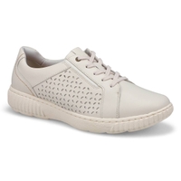 Women's Caroline Ella Wide Lace Up Sneaker - White