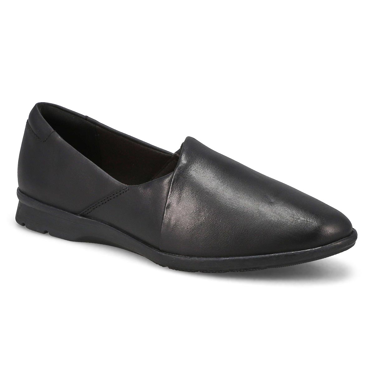 Clarks Women's Jenette Grace Casual Flat - Bl | SoftMoc.com