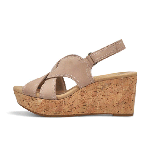 Clarks Women's Rose Erin Wedge Sandal Sand